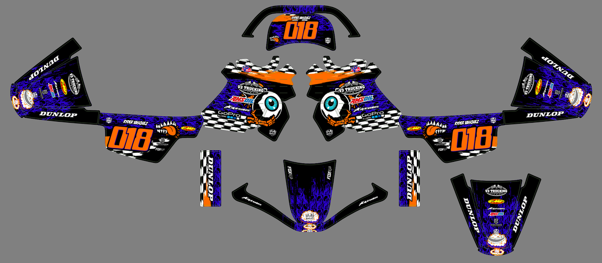 graphics kit YAMAHA PIWI PW 50 80 1990-2025 - XENZOR