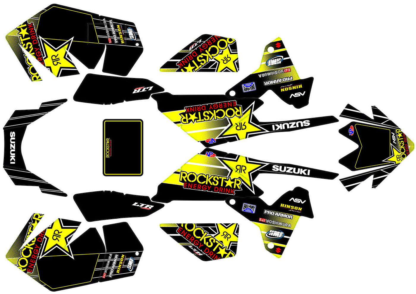 kit gráfico SUZUKI LTR 450 - XENKOR