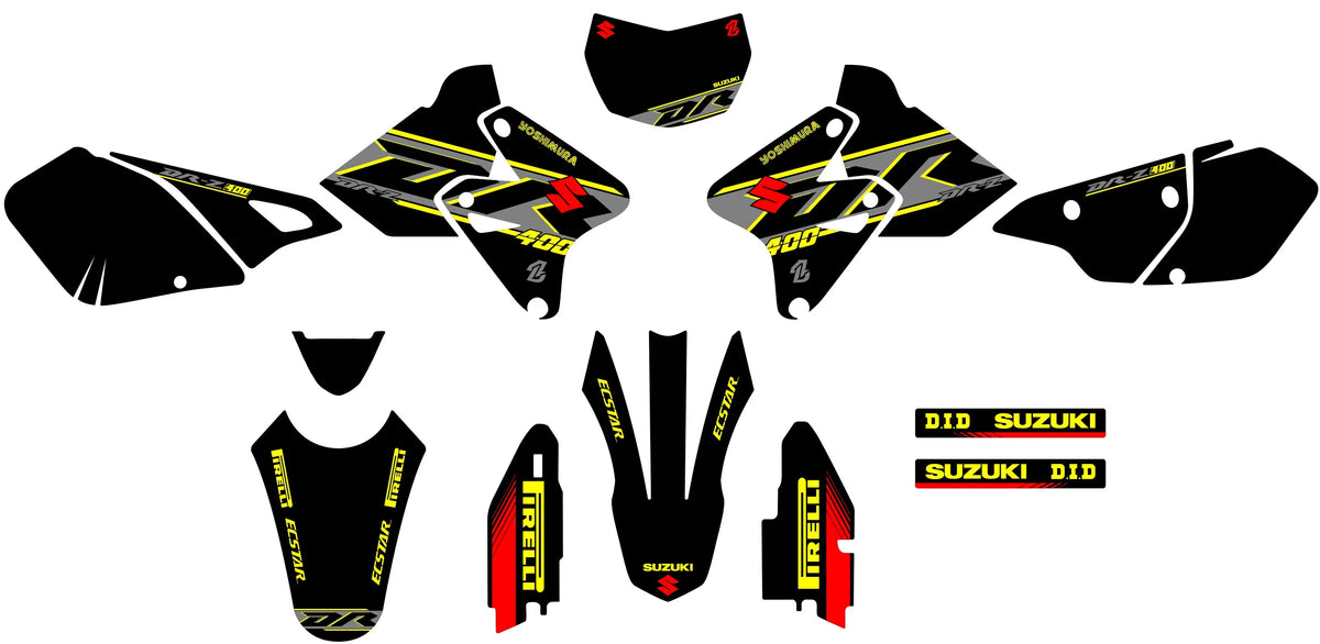 kit grafiche SUZUKI DRZ 400 - VULTRAX