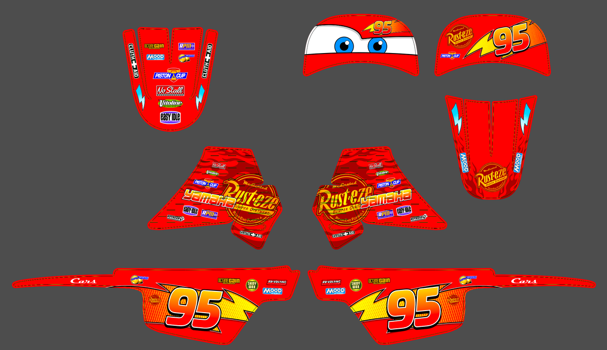 graphics kit YAMAHA PIWI PW 50 80 1990-2025 - HEXARON