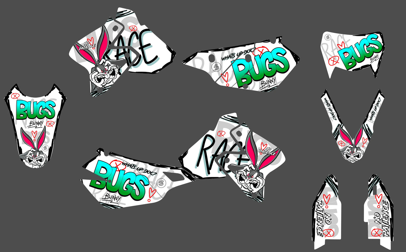 graphics kit SUZUKI DRZ 400 - KORVEX