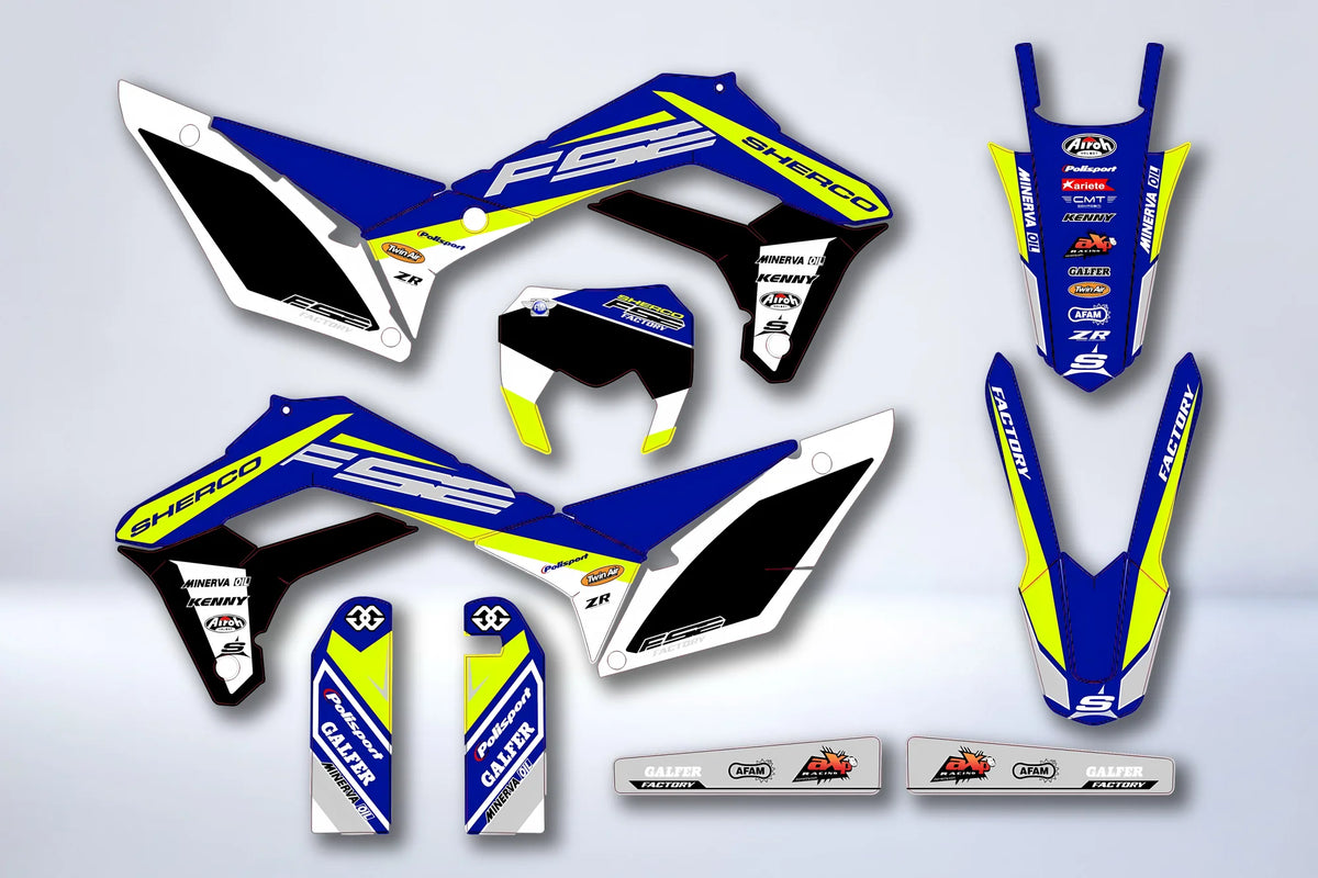 Kit déco Sherco SE SEF 2017-2024 - RAWZOR
