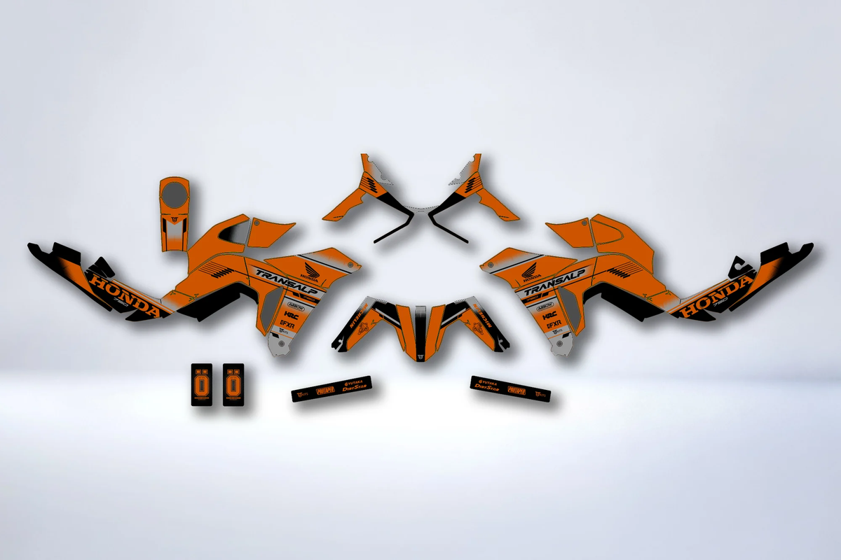 Kit de adhesivos HONDA TRANSALP 750 2023-2025 - VORTRIX