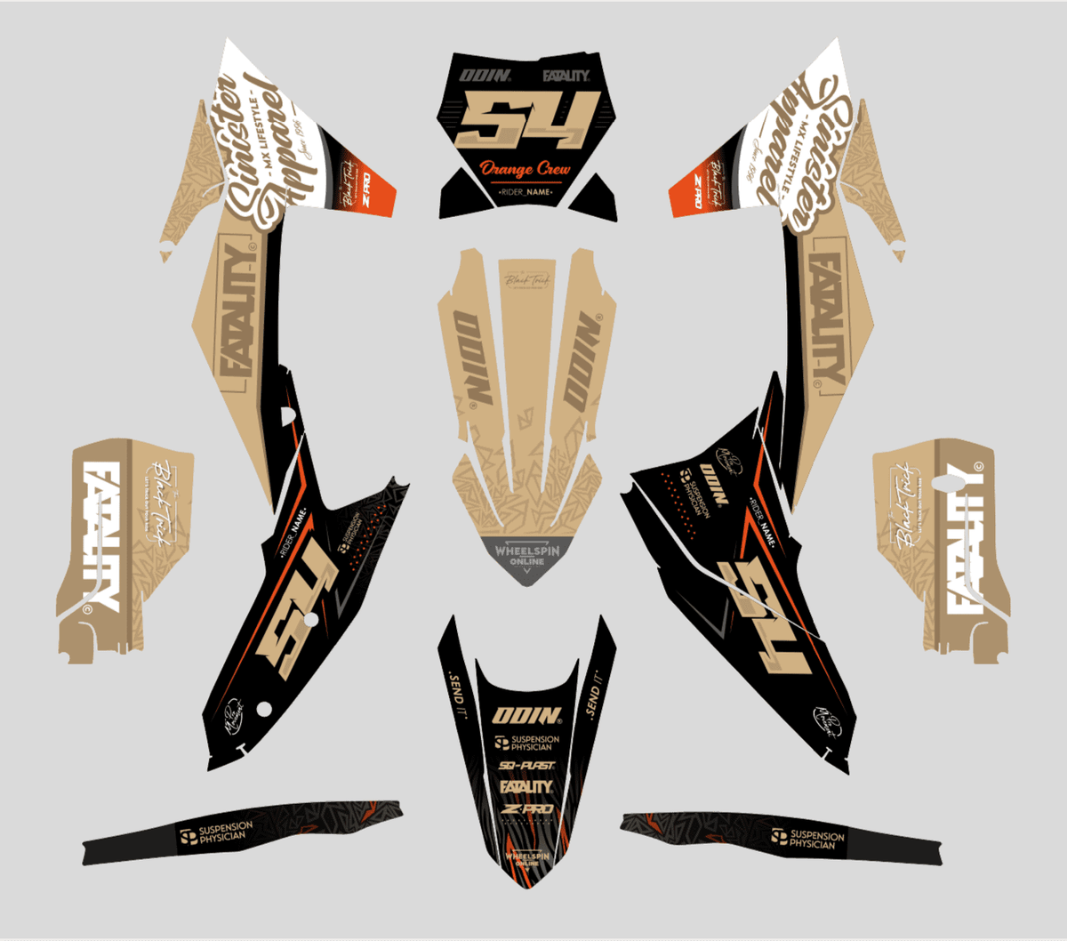 Sahara - Semi-Custom Decal Kit