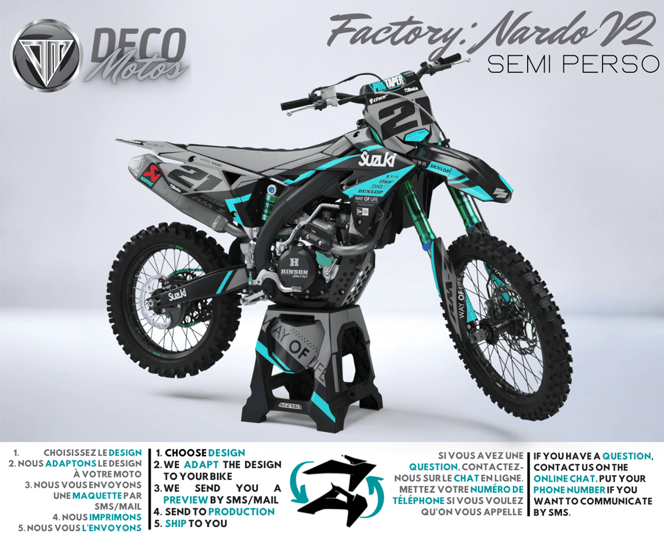 Nardo - Kit Déco Semi-Personnalisé