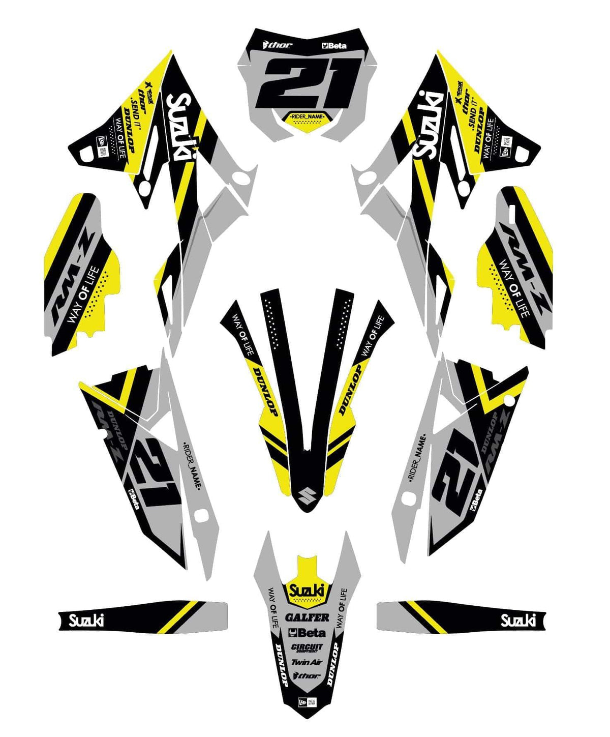 Nardo - Kit decorativo semi-personalizzato
