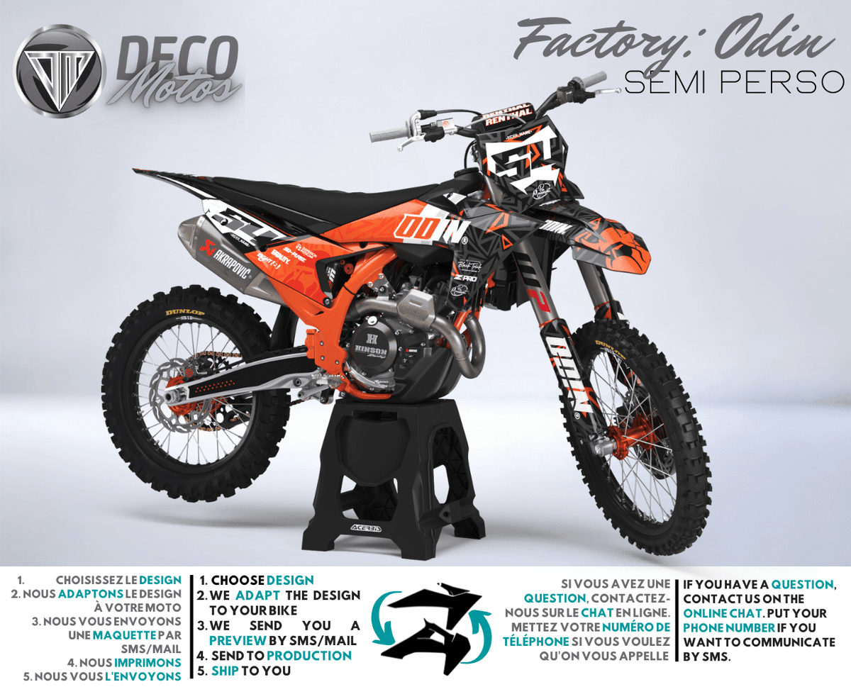 Kit Déco KTM EXC EXC-F SX SX-F 2023-2025 - Odin