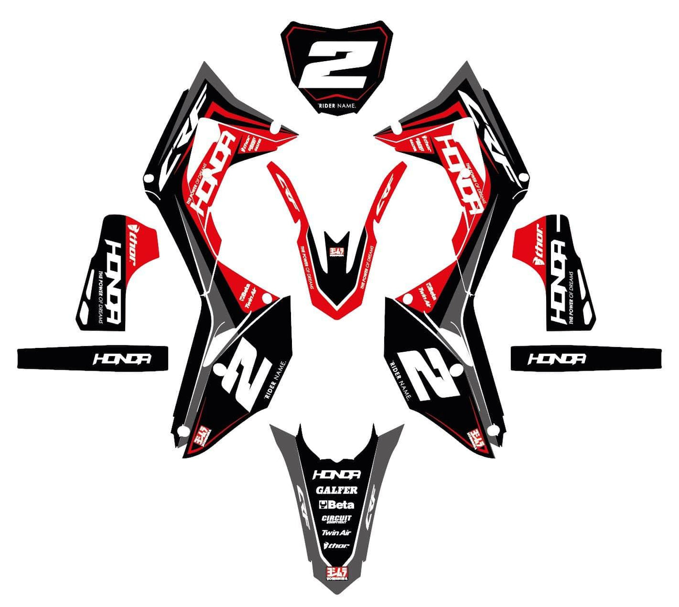 Zeus v3 - Dekor-Kit Semi-individuell