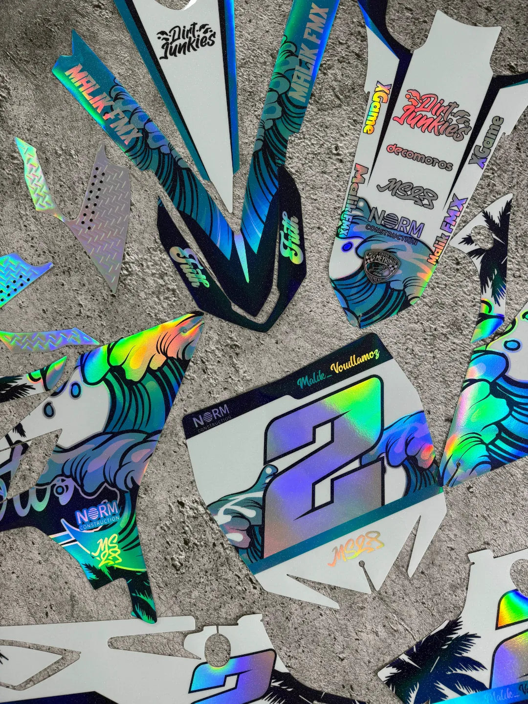 Dekor-Kit YAMAHA YZ 125 250 R-TECH REVOLUTION 2002-2021 - Filth
