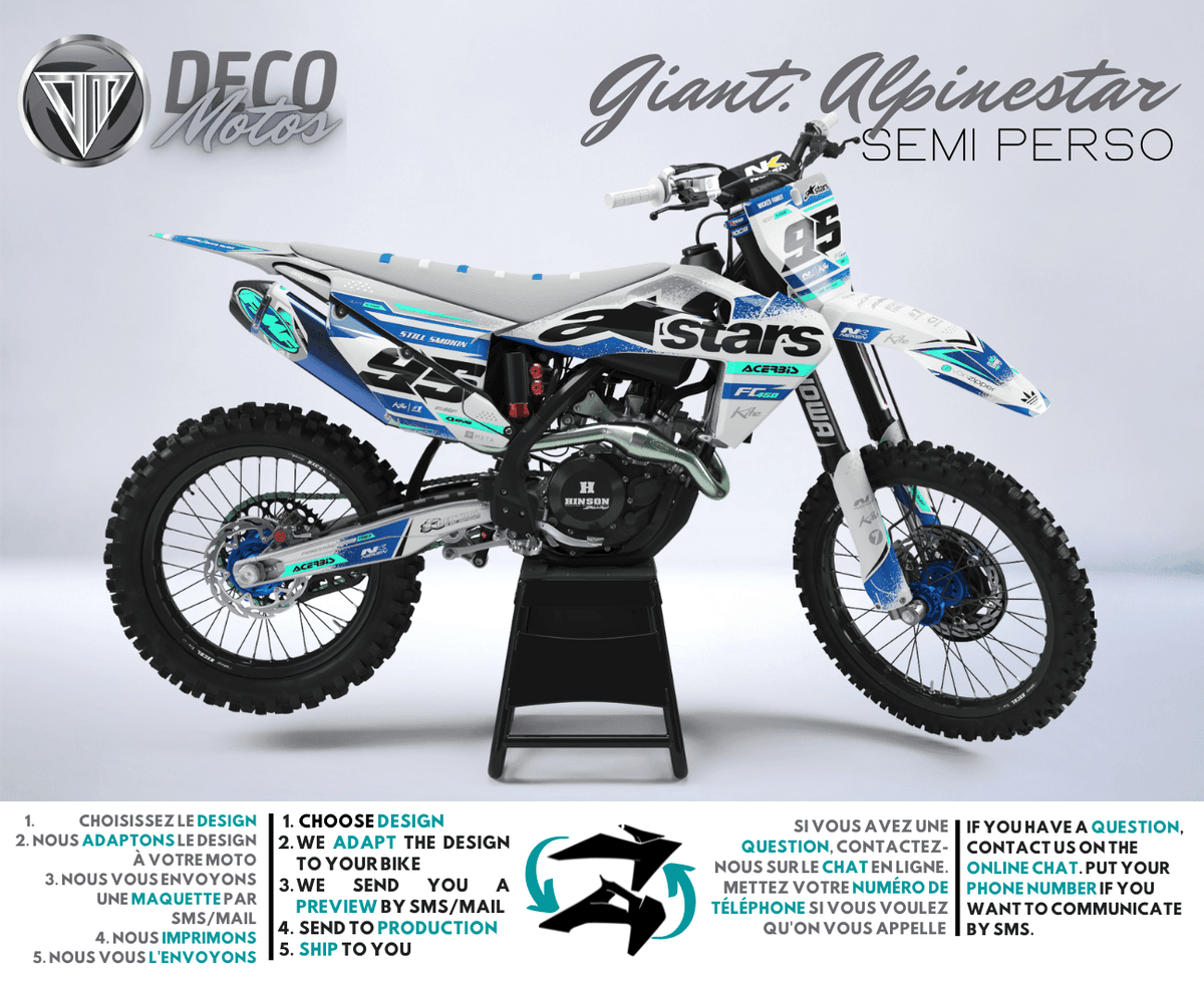 Alpinestar - Kit de decoración semi-personalizado
