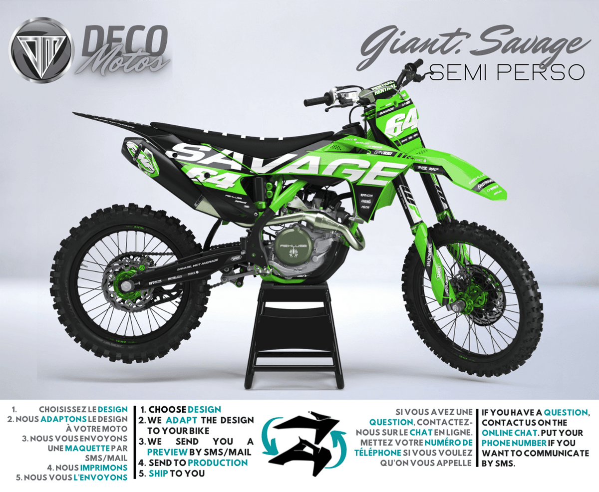 Savage - Semi-Custom Decal Kit