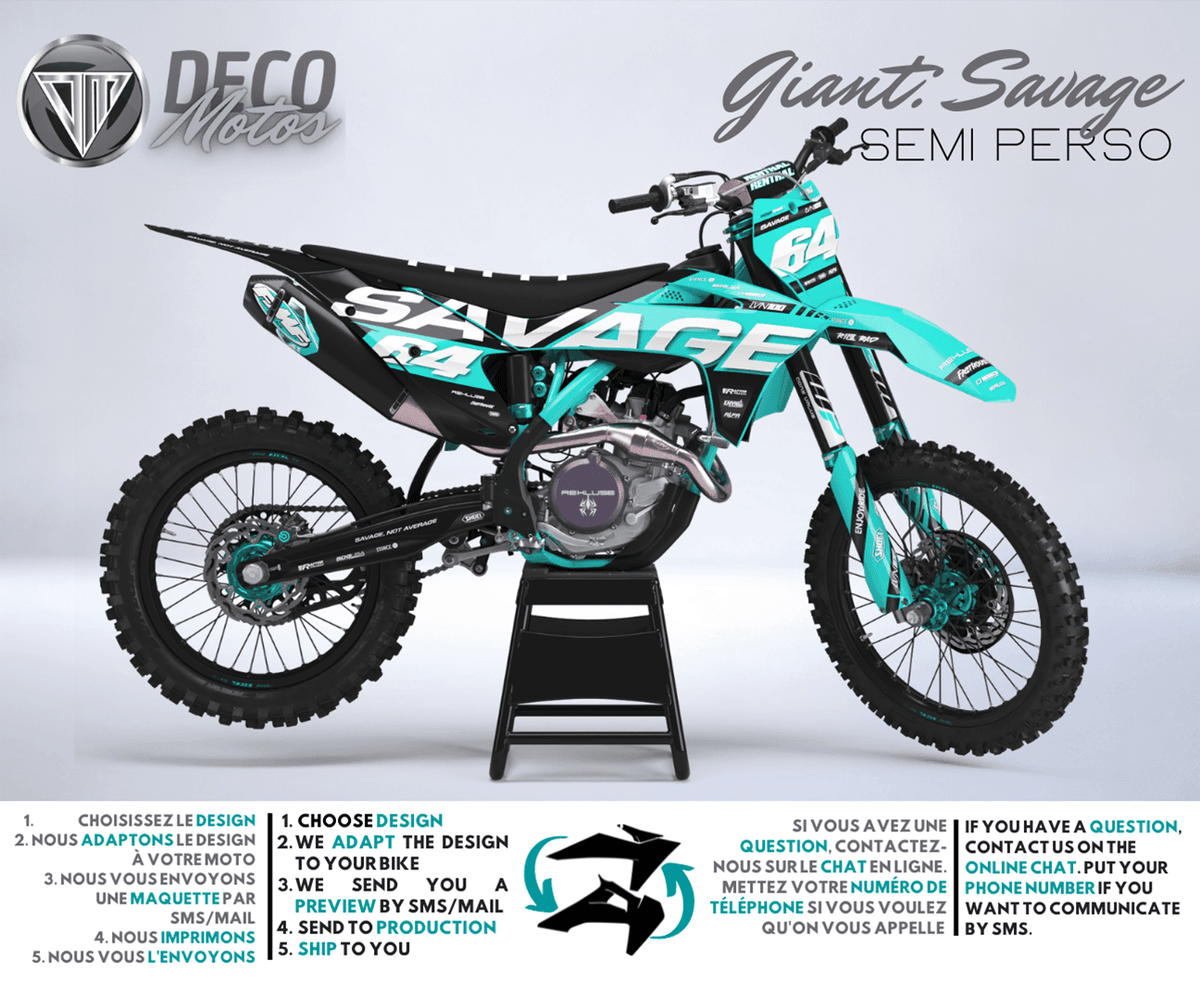 Savage - Semi-Custom Decal Kit