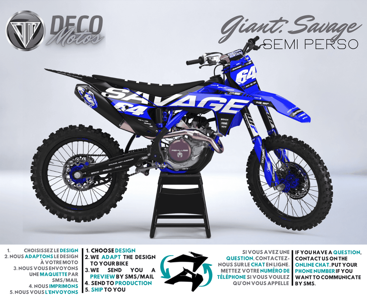 Savage - Semi-Custom Decal Kit