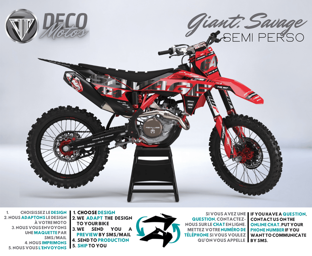 Savage - Semi-Custom Decal Kit