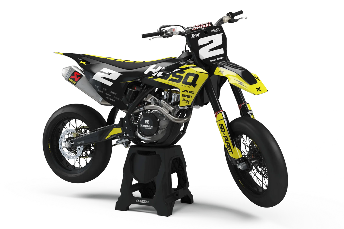 graphics kit HUSQVARNA FE / FC / TE / TC 2016-2018 - YELLOW