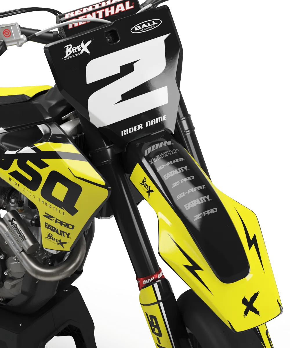 graphics kit HUSQVARNA FE / FC / TE / TC 2016-2018 - YELLOW