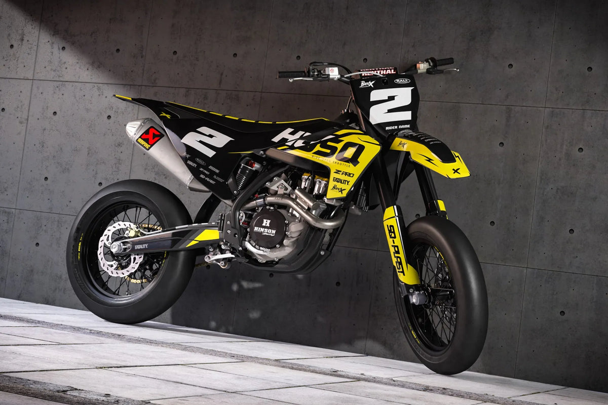 graphics kit HUSQVARNA FE / FC / TE / TC 2016-2018 - YELLOW