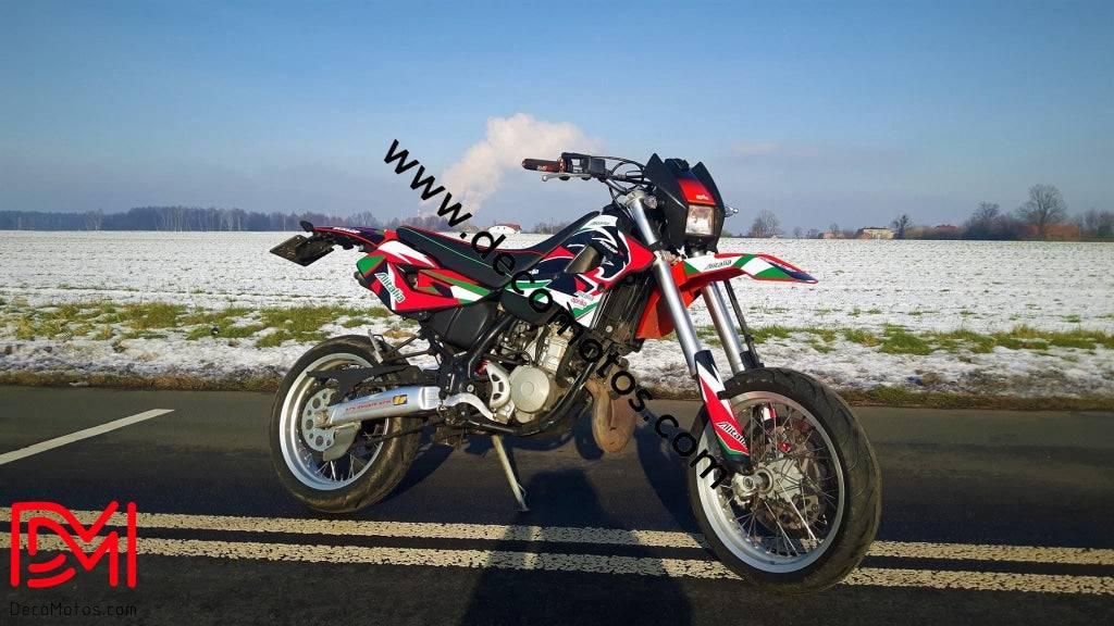 Kit Déco APRILIA MX 125 - RED GREEN