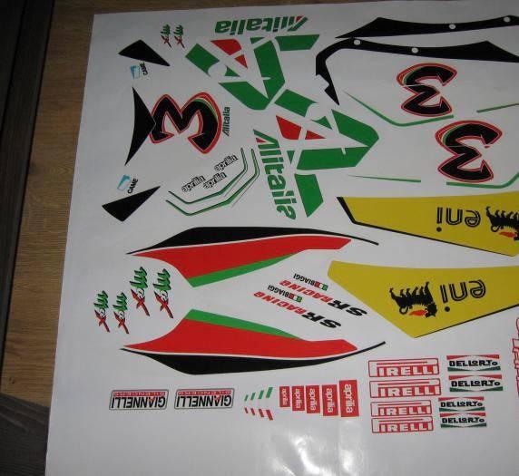 kit grafiche Aprilia SR 50 2006-2020 - REPLICA ALITALIA