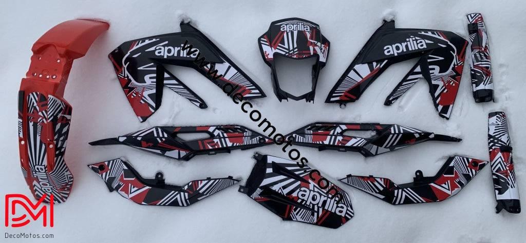 Kit Déco Aprilia SX 50 2006-2017 - B&W