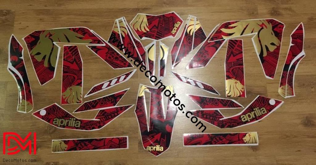 graphics kit Aprilia SX 50 2006-2017 - GOLD LION