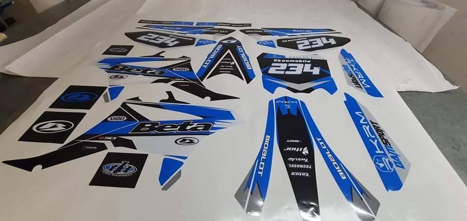 Kit Déco BETA 50 RR 2011-2020 - BLUE ORIGINAL