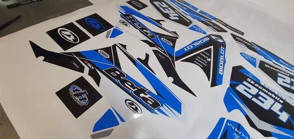 Kit Déco BETA 50 RR 2011-2020 - BLUE ORIGINAL