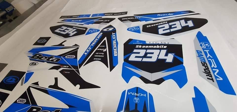 Kit Déco BETA 50 RR 2011-2020 - BLUE ORIGINAL