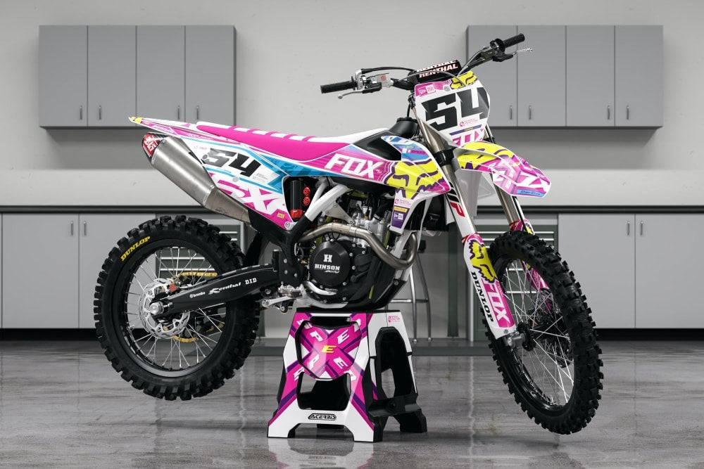 Kit déco KTM adaptable à tous les modèles - PINKY