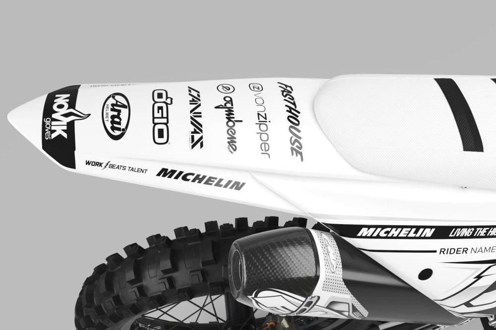 kit gráfico KTM adaptable a todos los modelos - ZEBRA