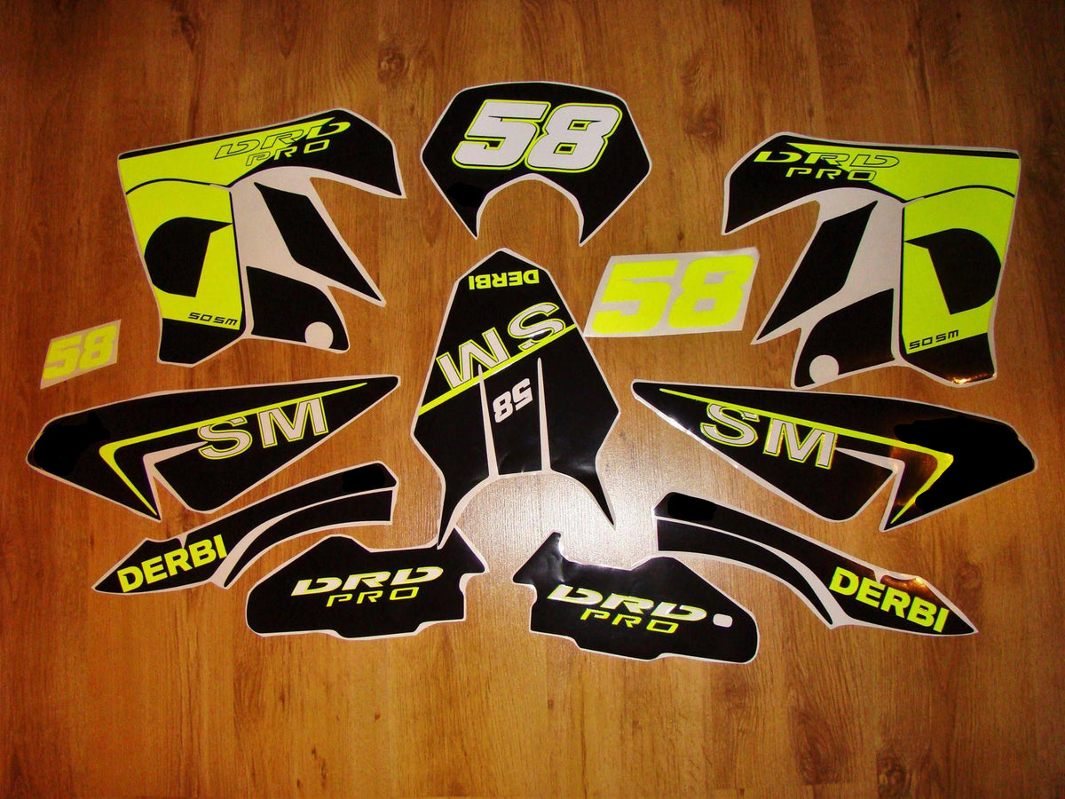 graphics kit DERBI DRD PRO (neon optional)