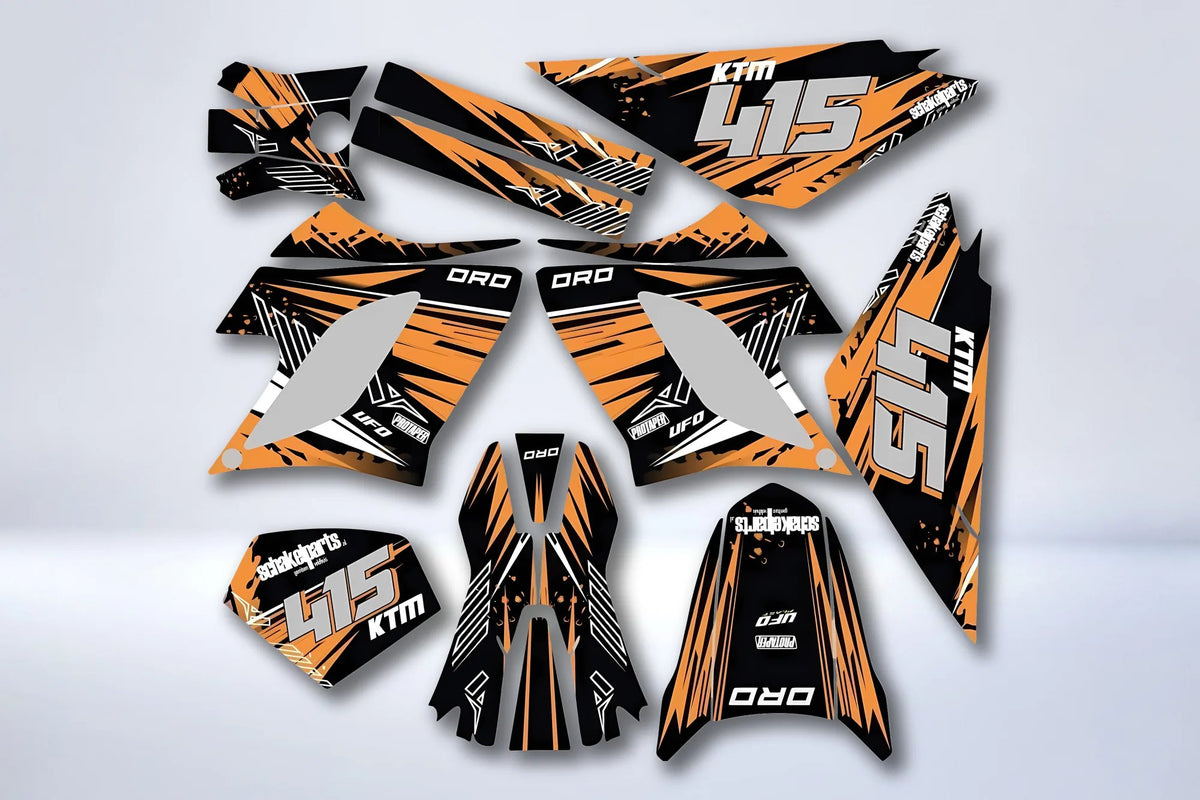 Kit autocolantes DERBI DRD RACING 2004-2009 - ORANGE