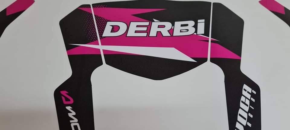 kit grafiche DERBI X-TREME / RACING 2018-2024 - FACTORY ROSA
