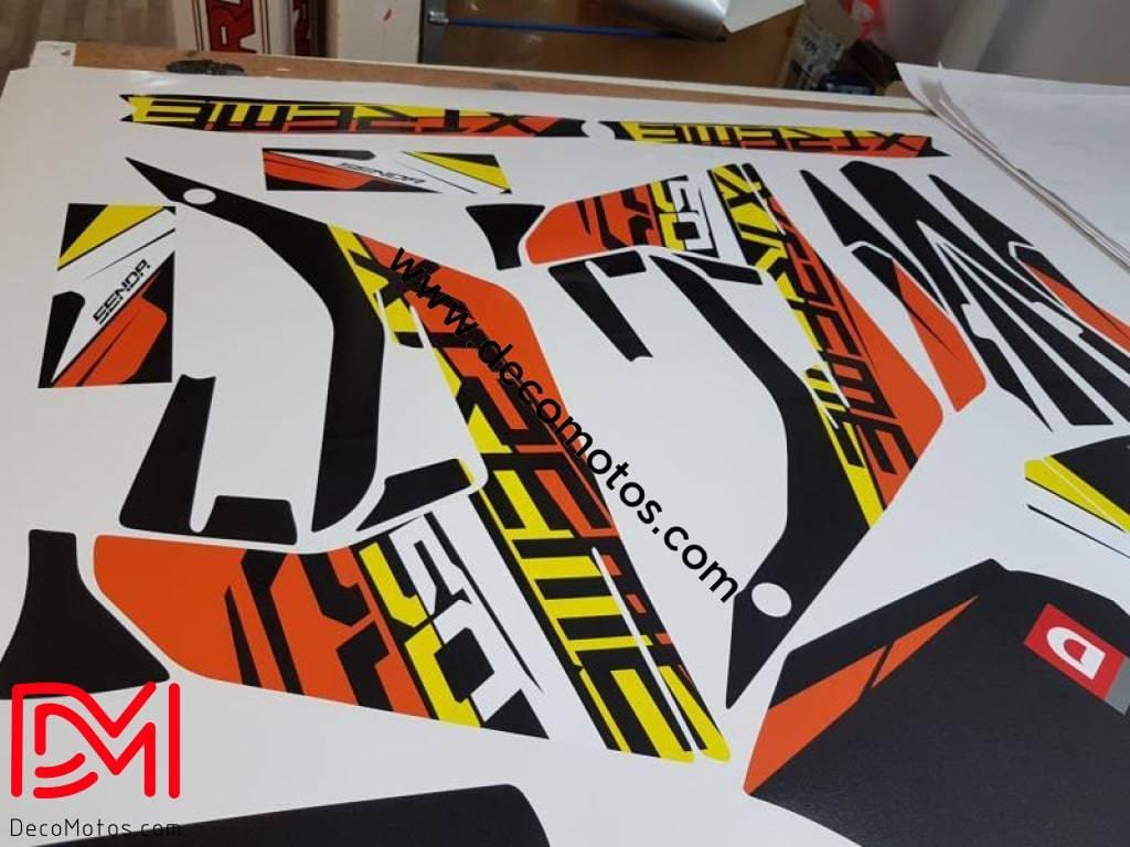kit gráfico DERBI X-TREME / RACING 2018-2024 - ORIGINE