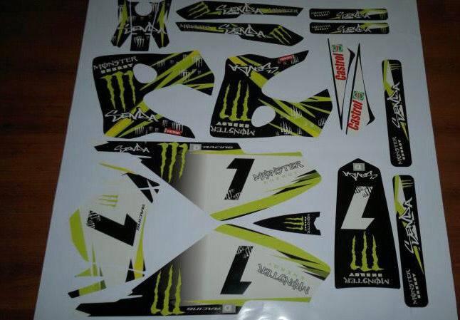 DERBI XTREME 2003-2004 Deco Kit - MONSTER