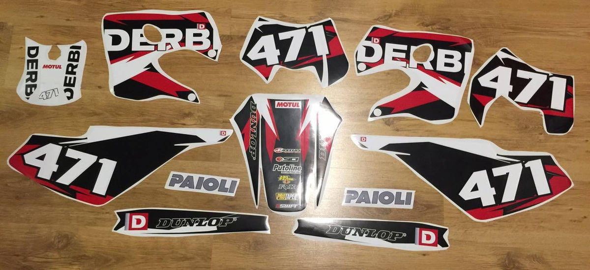 Kit Déco DERBI XTREME 2003-2004 - RED ORIGINE