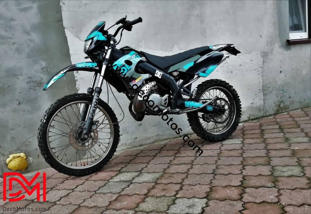 graphics kit DERBI XTREME 2003-2004 - TURQUOISE