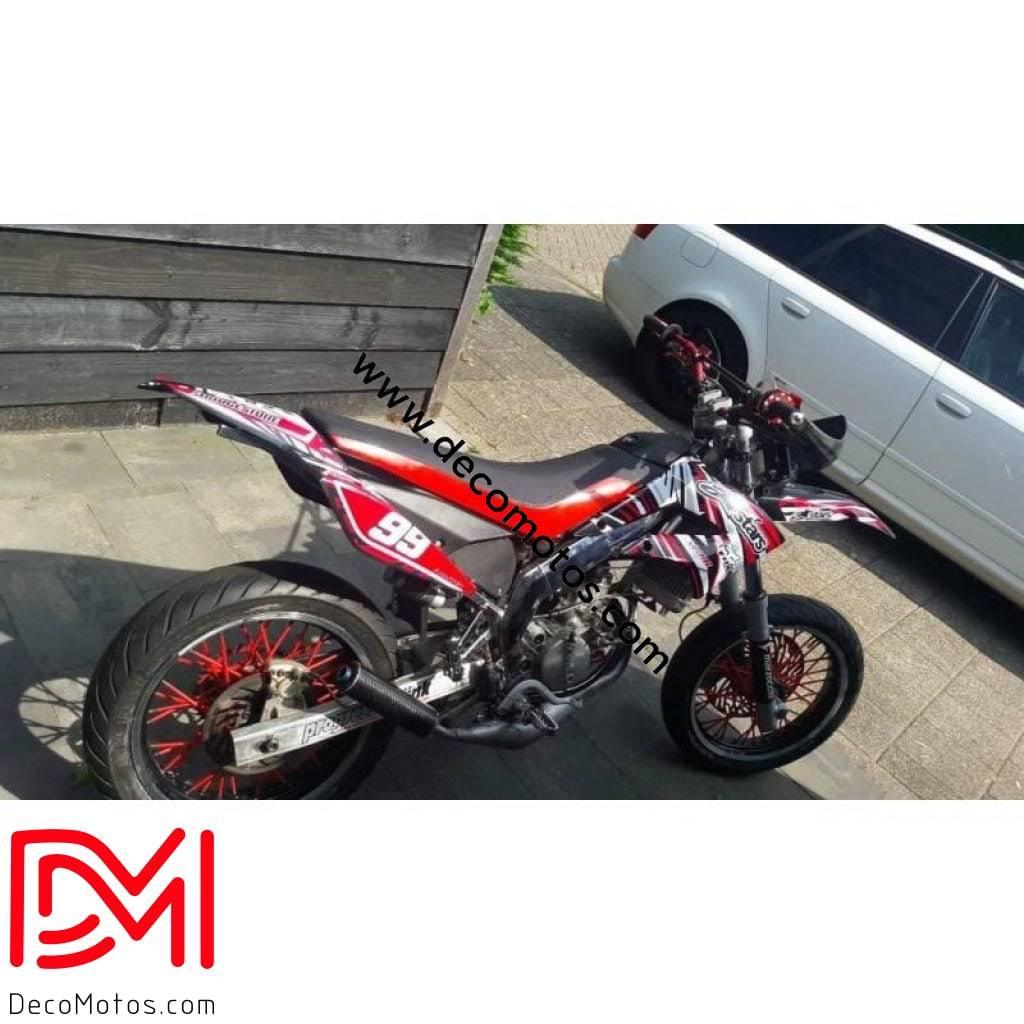 Kit Déco DERBI X-TREME / RACING 2011-2017 - ALPINESTAR RED