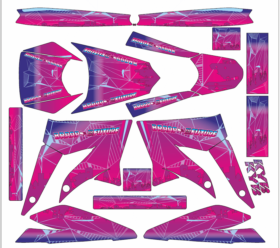 Kit Deco DERBI X-TREME / RACING 2011-2017 - BRAAP