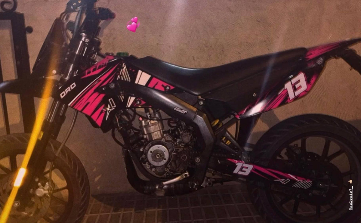 graphics kit DERBI X-TREME / RACING 2011-2017 - PINK