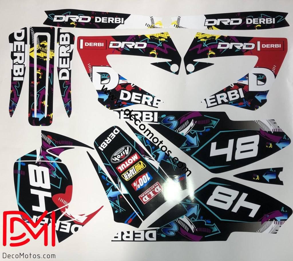 Kit Déco DERBI XTREME XRACE AVANT 2011 - MULTI