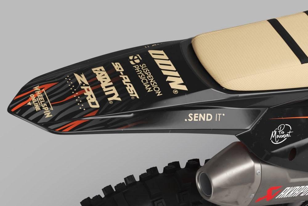 KTM graphics kit adaptable to all models - SAHARA