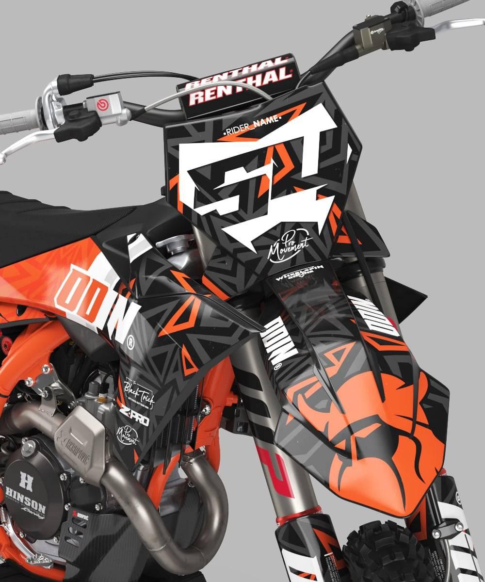 Kit déco KTM adaptable à tous les modèles - ODIN