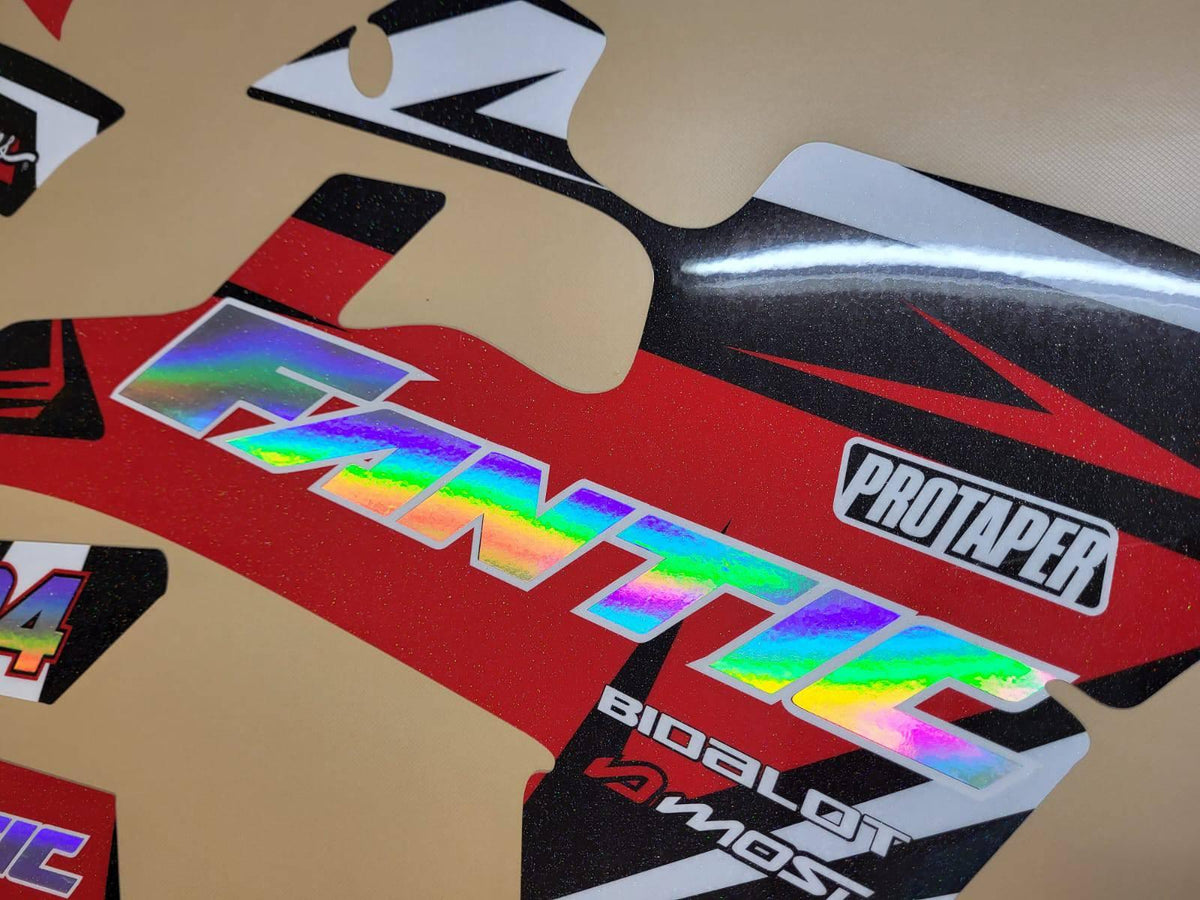 Fantic 50/125 XM / XE 2017-2022 Deco Kit - RED WHITE