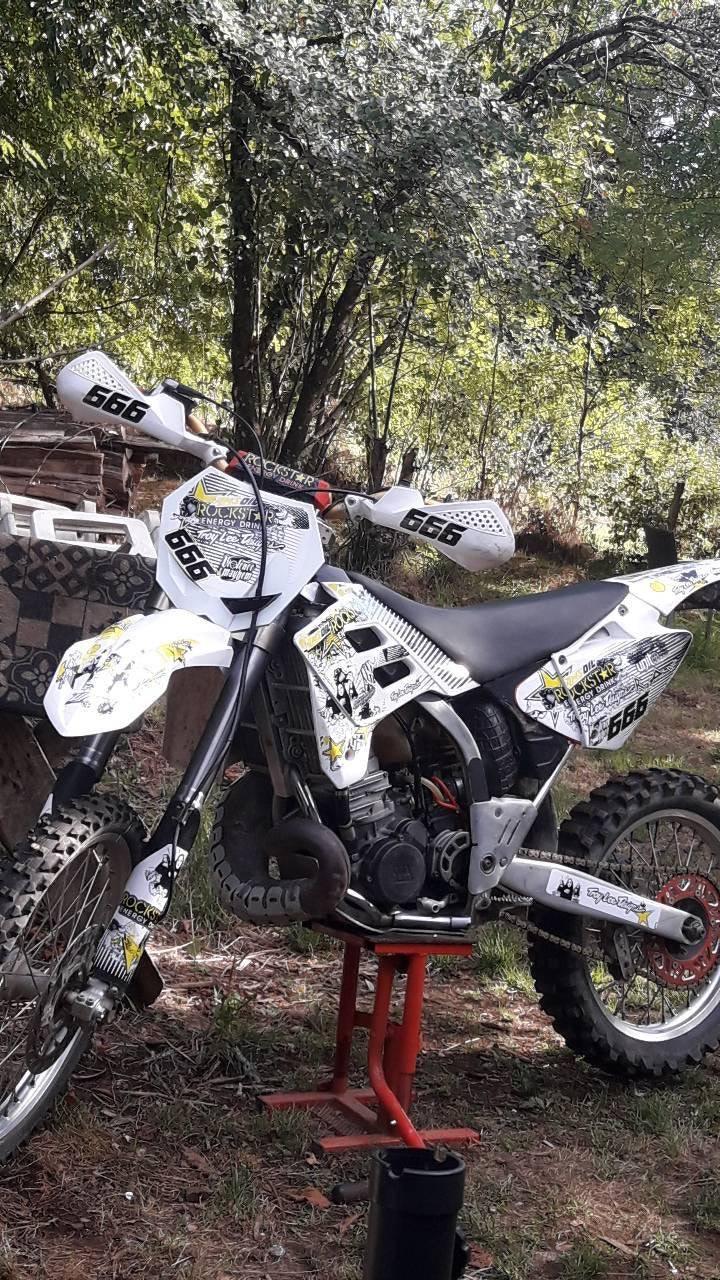 GAS GAS EC 2002-2006 graphics kit - ROCKSTAR YELLOW