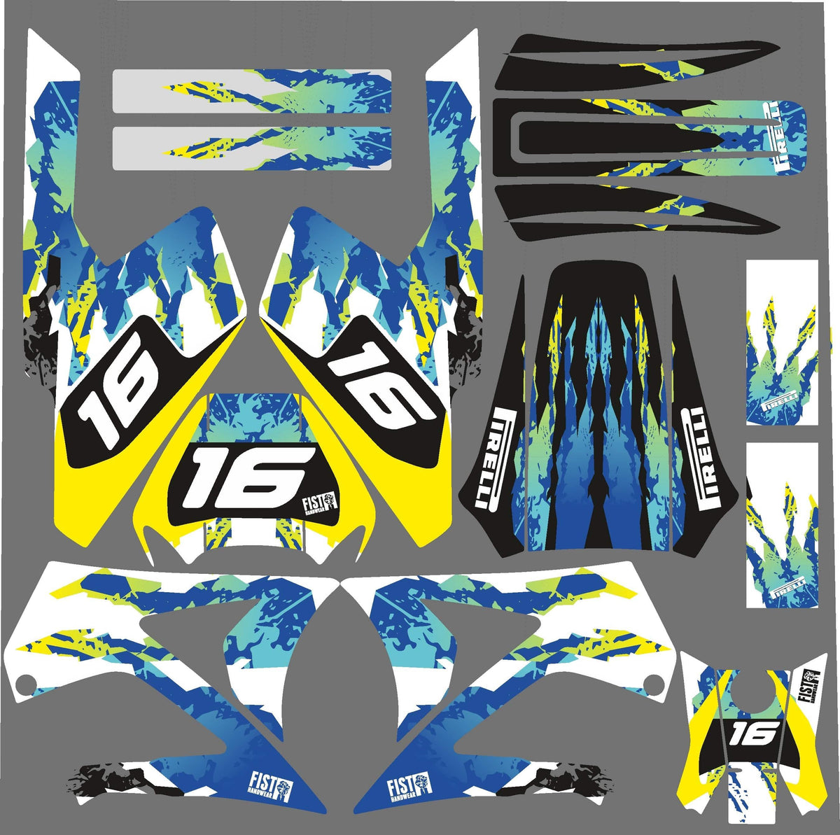 Kit Déco GILERA SMT / RCR AVANT 2011 - MULTI