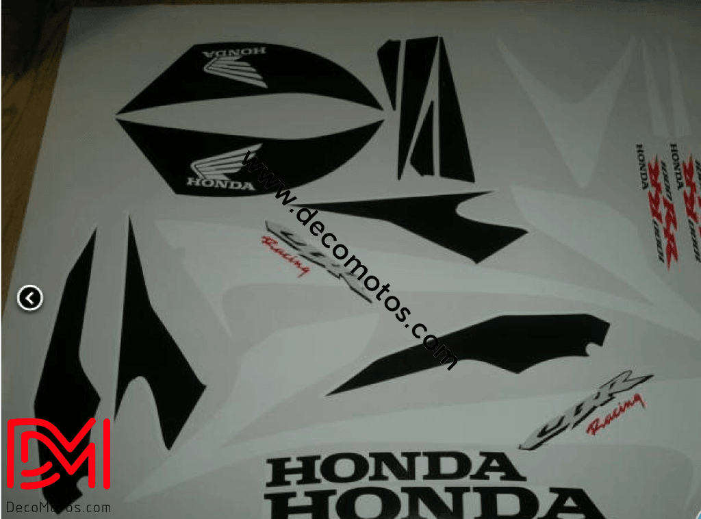 Dekor-Kit HONDA CBR 1000 RR 2007-2008 - SCHWARZ & WEISS