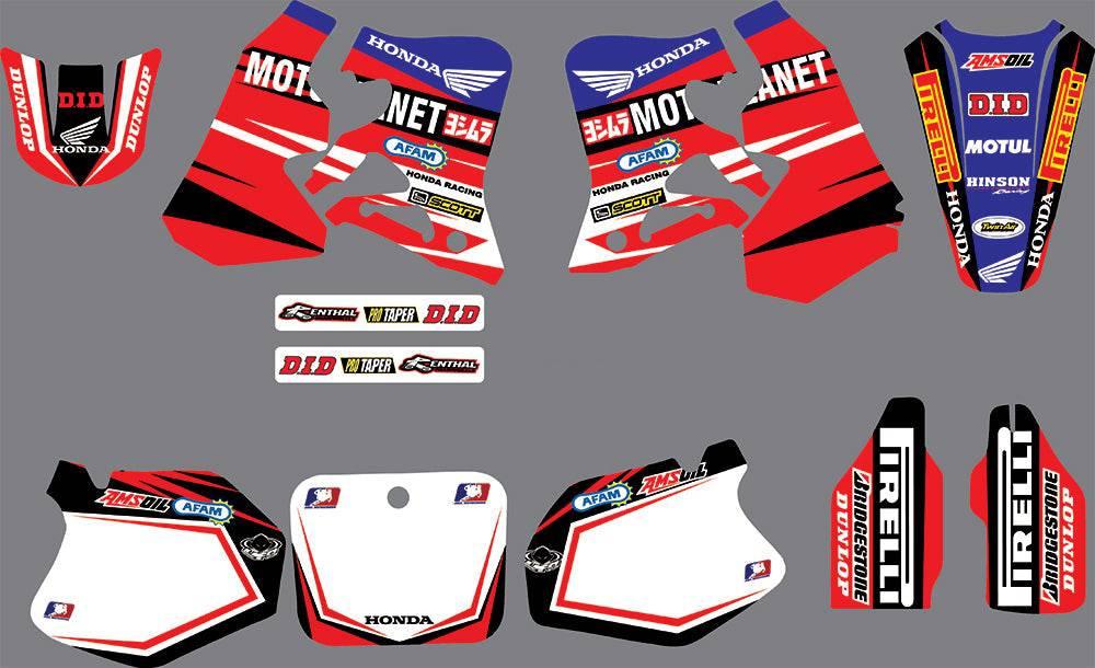 Kit Déco HONDA CR 125-250 1995-1997 - MOTOPLANET