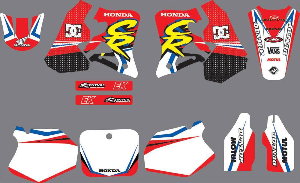 graphics kit HONDA CR 125-250 1995-1997 ORIGINE