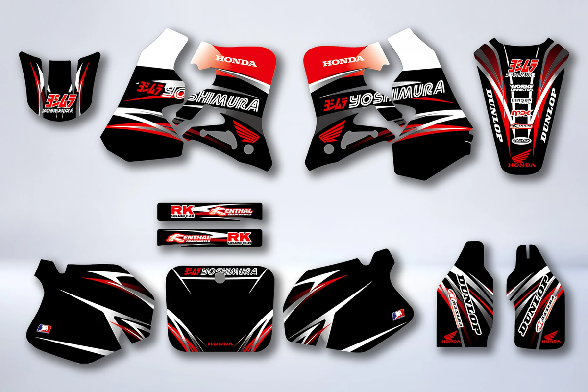 Dekor-Kit HONDA CR 125-250 1995-1997 - YOSHIMURA